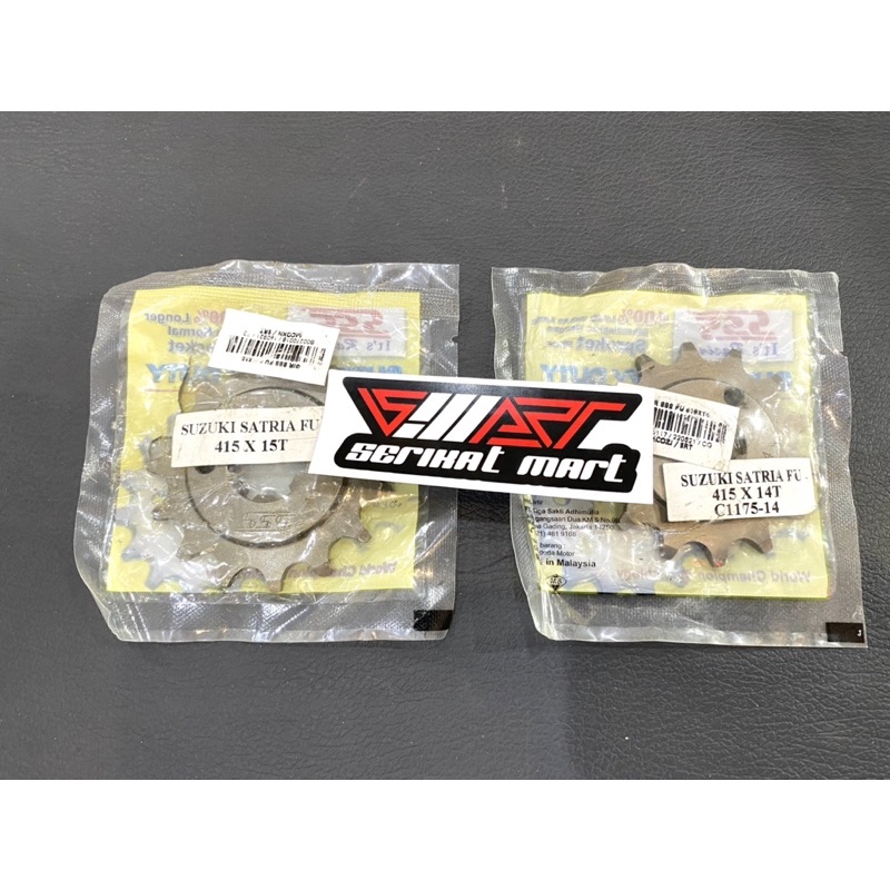 SSS GEAR FU 415X14/15 / SSS GEAR FU 415 X 14 และ 15 (เกียร์ดีบุก)