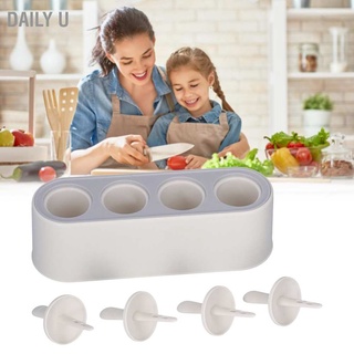 Daily U Ice Cream Mold Durable Reusable Food Grade Silicone Mould DIY Tools for Home Kitchen