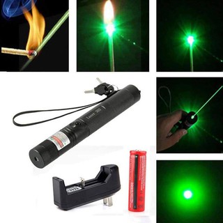 Gadget Laser Torch Green เลเซอร์แสงสีเขียว รุ่น 303 (Black)