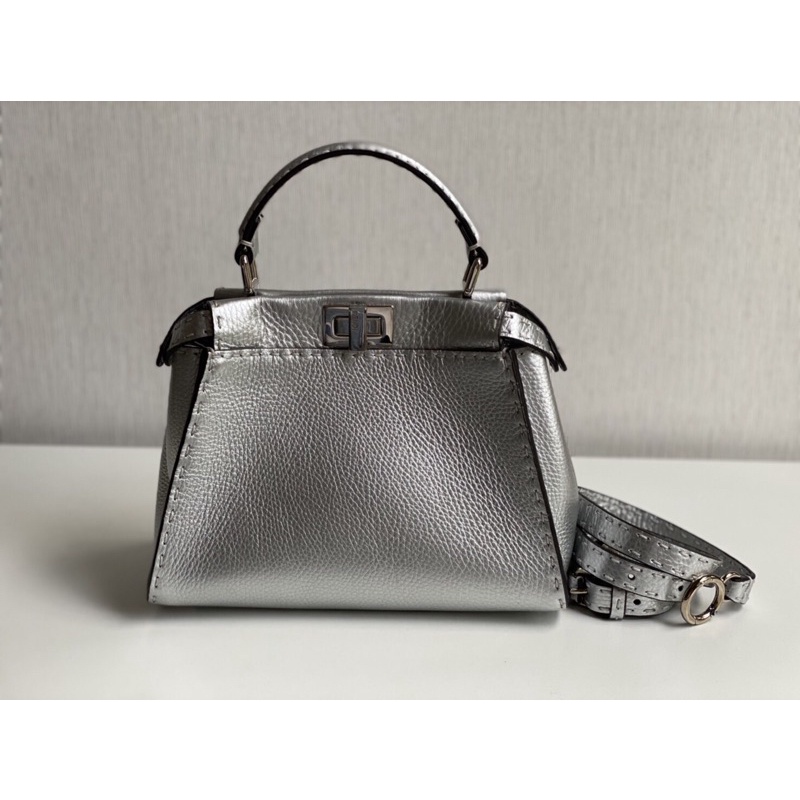 fendi.peekaboo.mini.silver.shw