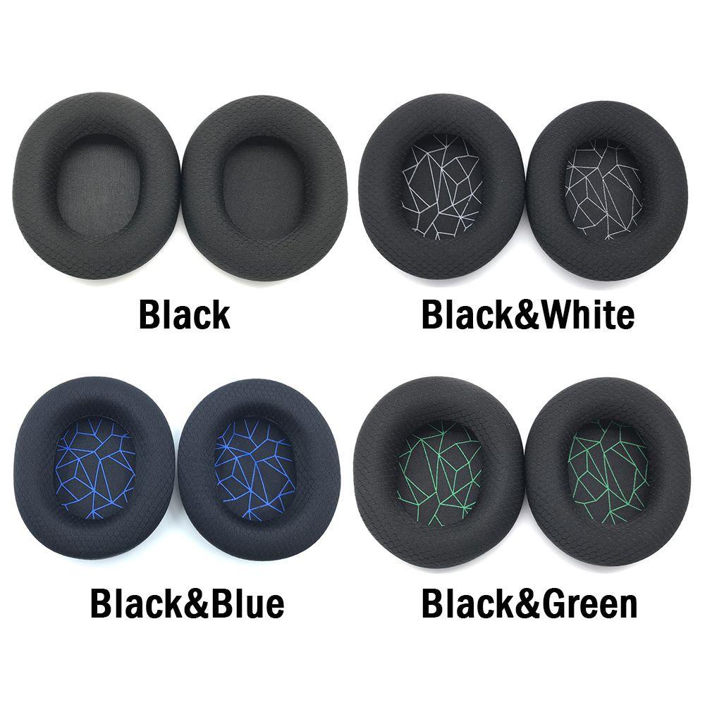 Isfmlds1245 2 ชิ้นเปลี่ยนแผ่นรองหูฟังนุ่มชุดหูฟังสําหรับเล่นเกมฟองน้ําเบาะสําหรับ SteelSeries Arctis 1 3 5 7 9