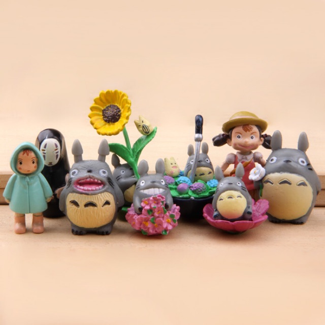 ฟิกเกอร์ Totoro Action Figure 10 ชิ้น / ชุด