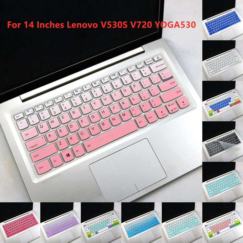 สําหรับ 14 นิ้ว Lenovo V530S V720 YOGA530 Soft Ultra-thin ซิลิโคนแล็ปท็อปแป้นพิมพ์ Protector