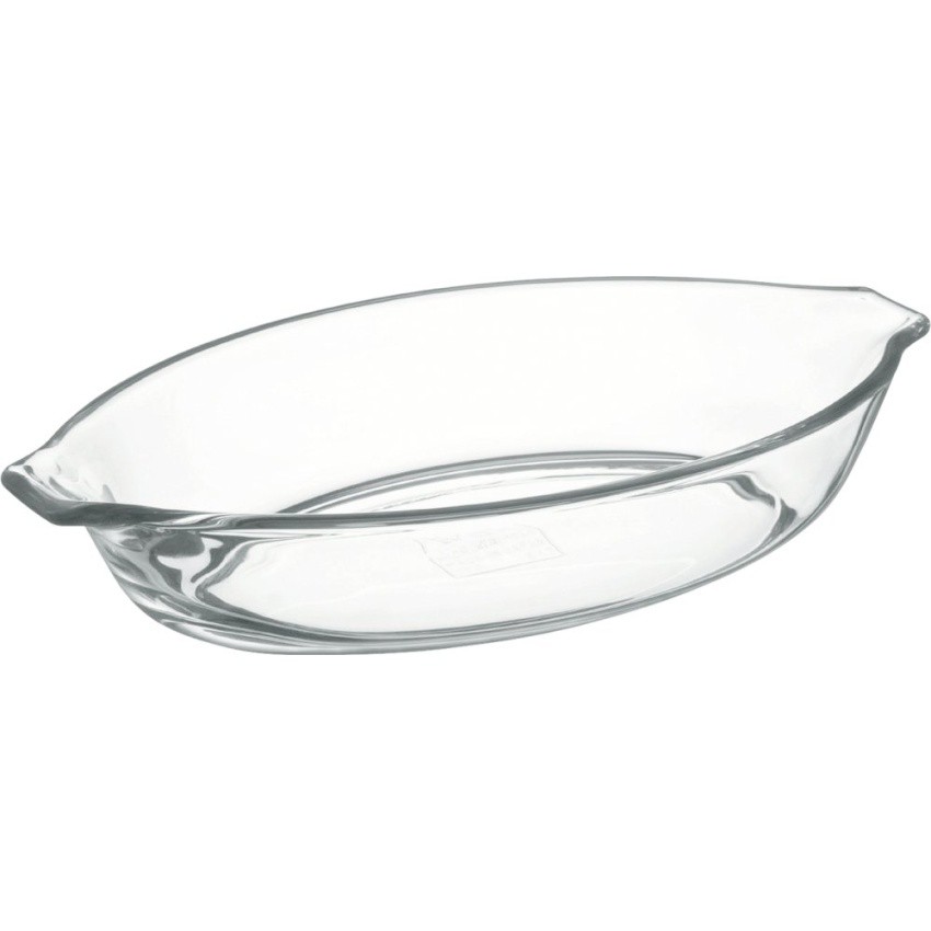 iwaki BC710 ถาดอบทรงรีแก้วโบโรซิลิเกท 340ml(มีส่งฟรื)เข้าเตาอบได้ เข้าไมโครเวฟได้ ยี่ห้อชั้นนำจากญี่