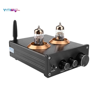 เครื่องขยายเสียงสเตอริโอ Hifi 6j5 บลูทูธ 4 . 2 Tube Preamplifier กับเสียงแหลม ( สีดํา )