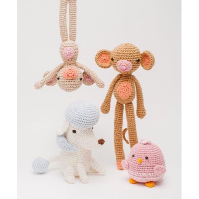 DMC Happy Chenille ไหมพรมกำมะหยี่ mini ขนาด 15g ถักตุ๊กตา Amigurumi ราคา ถูกที่สุด ดีลบีเคเค แกลเลอรีภาพที่ 7