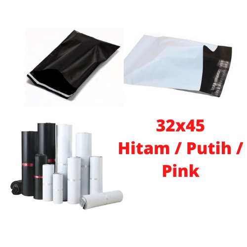 [POS] 32x45 พลาสติก ONLINE SHOP + GLUE / THICK POLYMAILER (100ชิ้น)