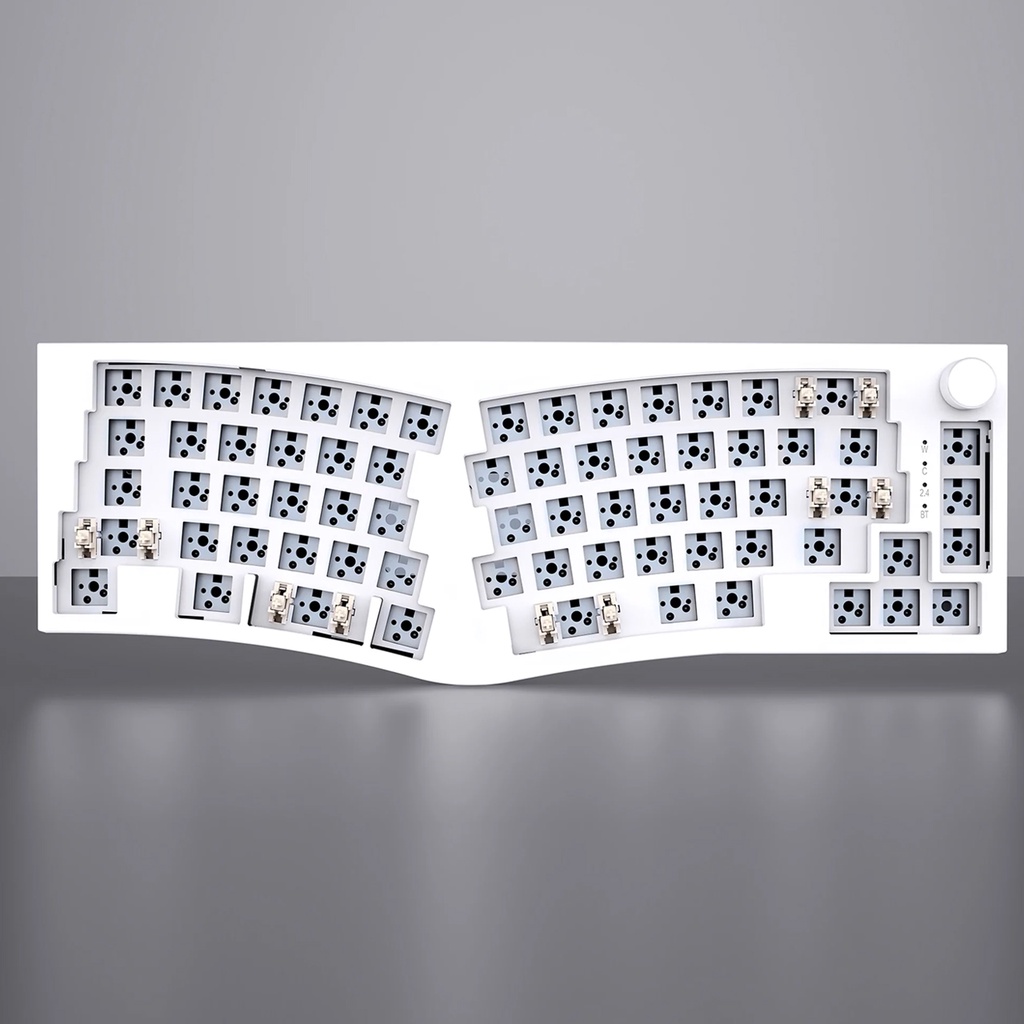 FEKER ALICE WHITE CASE 80 3 โหมดไร้สาย 80% MECHANICAL คีย์บอร์ดชุด HOT SWAPPABLE SWITCH LIGHTING EFF