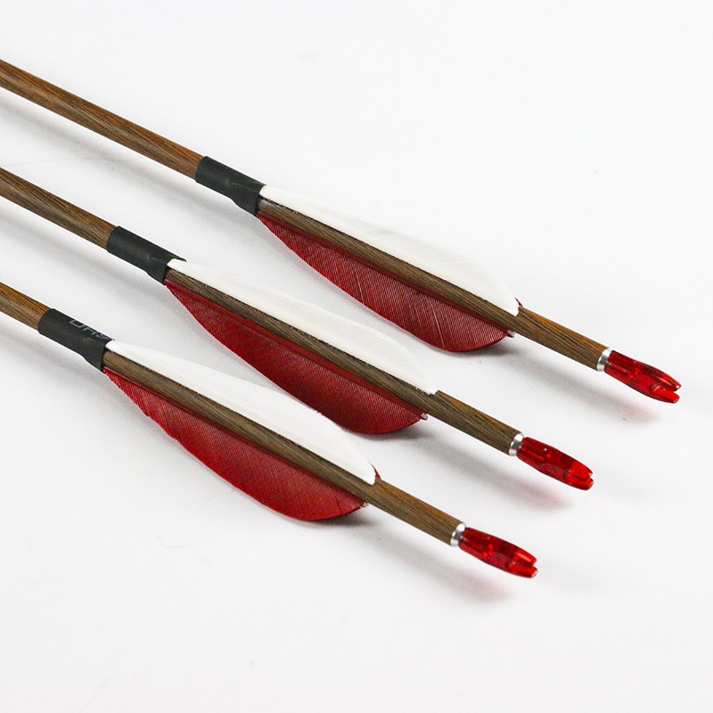 Flèches De Chasse En Carbone Pur AMEYXGS Firefox – 32" – Plumes De Dinde – 6/12 Pièces