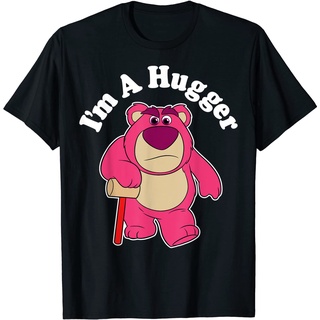 เสื้อยืดพิมพ์ลายเสื้อยืดเสื้อยืดลำลองเสื้อยืด พิมพ์ลาย Disney Pixar Toy Story Im A Hugger Lotso The Bear Portrait สําหร