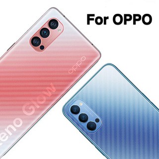 [ส่งจากประเทศไทย] ฟิล์มหลัง For Oppo A53 2020 / Realme C17 / Realme 7Pro ฟิล์มหลังลายเคฟล่า กันน้ำกันเหงื่อ กันรอยขีดข่ว