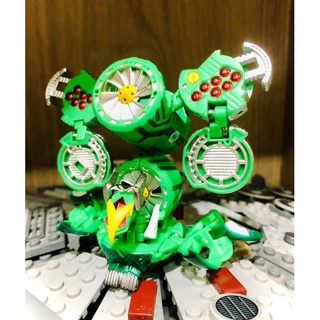 BAKUGAN COMBAT SET VENTUS PLITHEON + GOLD VILANTOR GEAR ( Custom Painted As Anime ) #บาคุกัน