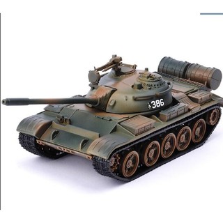 T55 โมเดลรถถังโลหะของเล่นสําหรับเด็ก