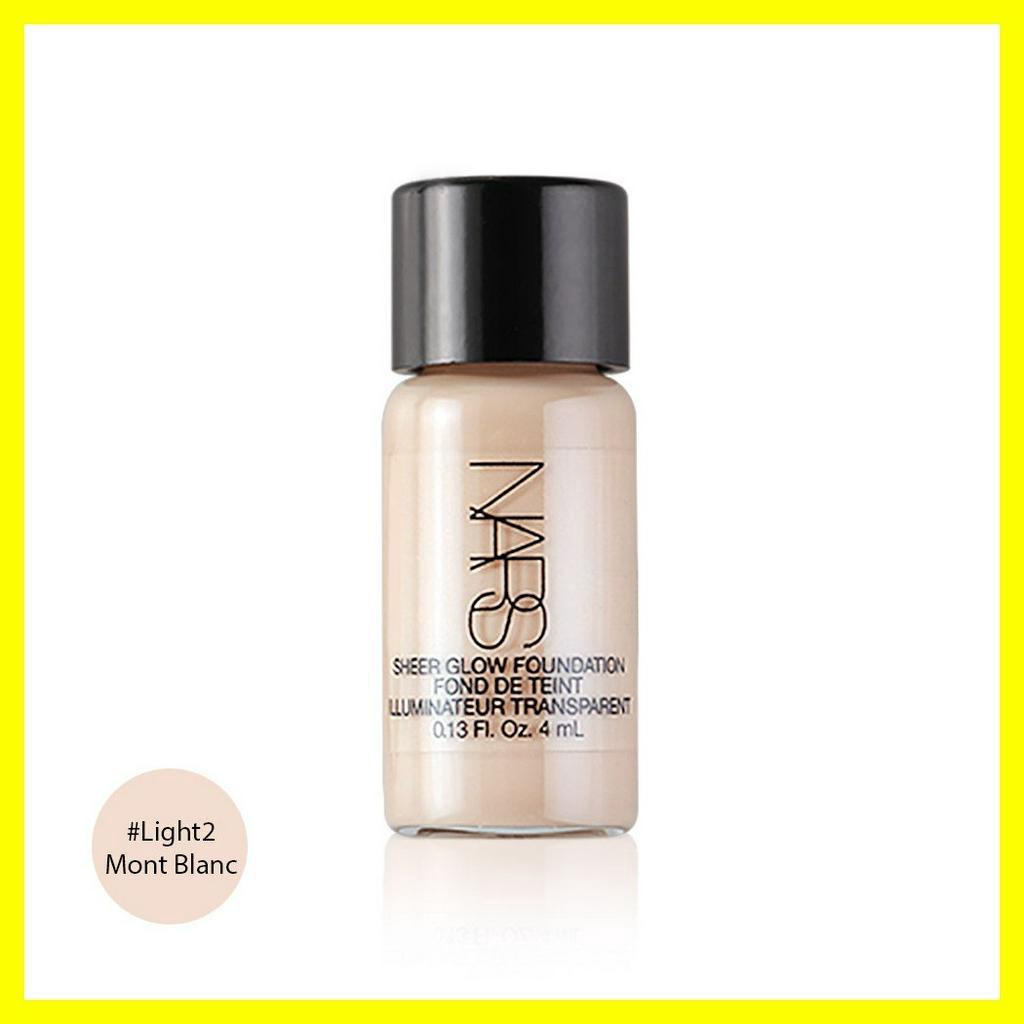 NARS Sheer Glow Foundation 4ml Light2 Mont Blanc. ThaiPick