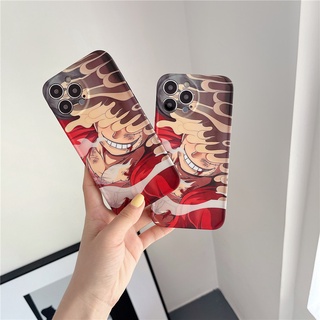 เคสซิลิโคน iPhone 13 Pro Max iPhone 12 Pro Max iPhone 11 Pro Max iPhone X XR XS Max 7 8 Plus Cartoon Monkey D Luffy ลูฟี่ Silicone Case