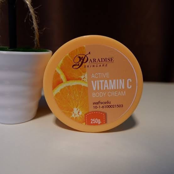 active vitamin c body cream