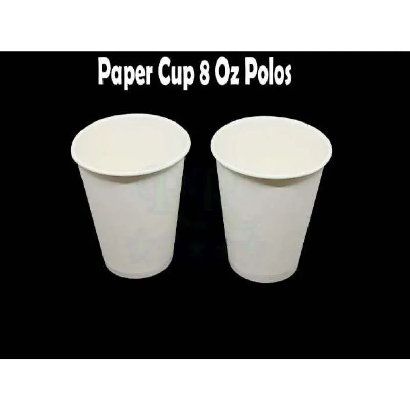 เนื้อหา: 50 ชิ้นถ้วยกระดาษ 8 OZ COFFEE TEA HEAT RESISTANT 240ML COFFEE 8OZ ถ้วยกระดาษ 8 ออนซ์