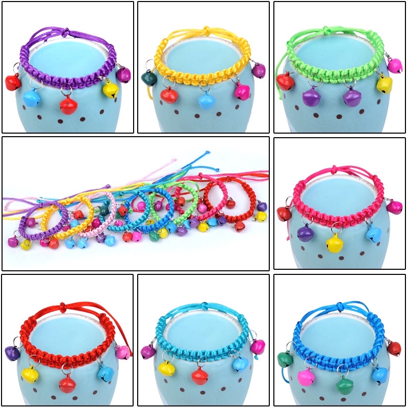 10สี แท่งแมวตลก➕ของเล่นแมว ปลอกคอแมว/หมา+กระดิ่ง ปลอกคอสำหรับสัตว์เลี้ยง Qute cat toy and cat chain with mini bell MXL ราคา ถูกที่สุด ดีลบีเคเค แกลเลอรีภาพที่ 7