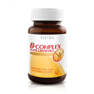 Vistra B-Complex plus Ginseng 30 Tablets