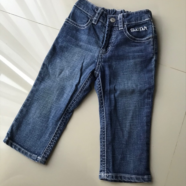 (⚠️ส่งต่อถูกๆ) Baby Shelter กางเกงยืนส์เด็ก 1-2Y สภาพใหม่ ของแท้