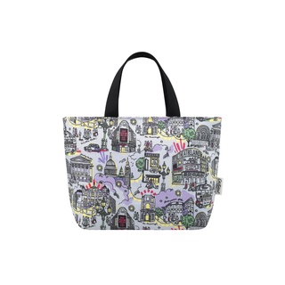 Cath Kidston Lunch Tote London West End Small Lilac/Grey