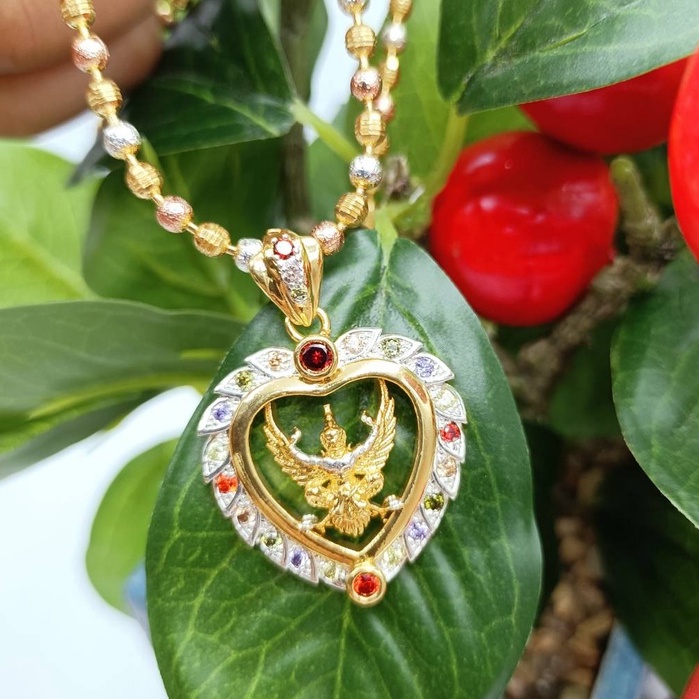 jewelryshop365 K202 จี้พญานาคล้อมเพรช