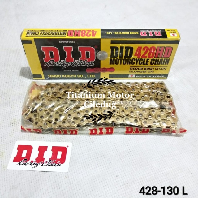 DID Hd Gold 428-130L โซ่สากล
