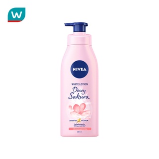 Nivea นีเวีย บอดี้ ดิวอี้ ซากุระ ไวท์ โลชั่น 350 มล.