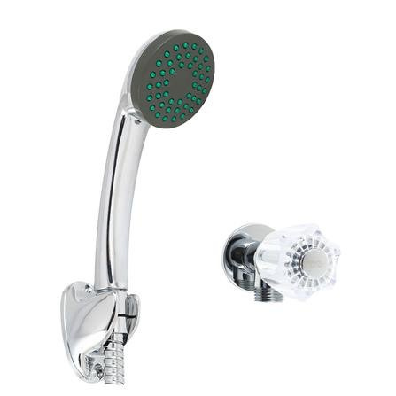 อุปกรณ์ภายในห้องน้ำ ฝักบัวสายอ่อนพร้อมวาล์วฝักบัว HOEN H-8001 ใช้เป็นฝักบัวสำหรับอาบน้ำ