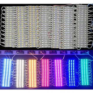 ไฟโมดูล LED ประเภท SMD 2835 กันน้ำได้ 3ชิป LED Module 0.72 วัตต์ /ยาว 80 x กว้าง 15 x สูง 5 ม.ม 200·pcs/1แพ็ค