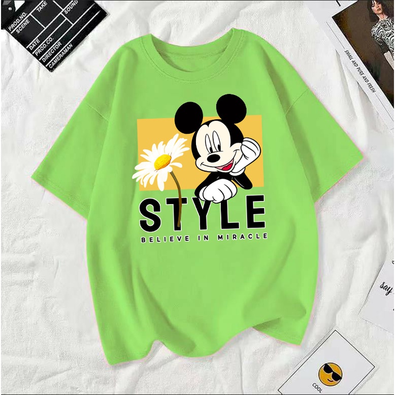 เสื้อยืดคอกลมผ้านิ่มใส่สบาย ลายแฟชั่นวินเทจ พร้อมส่ง T-257