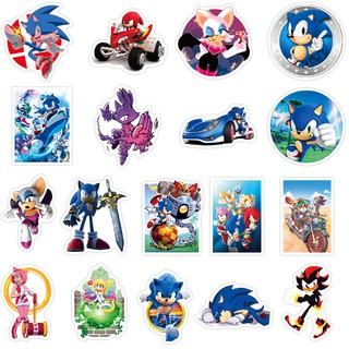 💥พร้อมส่ง💥sonic the hedgehog game โซนิคเดอะเฮดจ์ฮ็อก Sega sticker สติกเกอร์กันน้ำรูปแบบที่แตกต่ 50ชิ้น