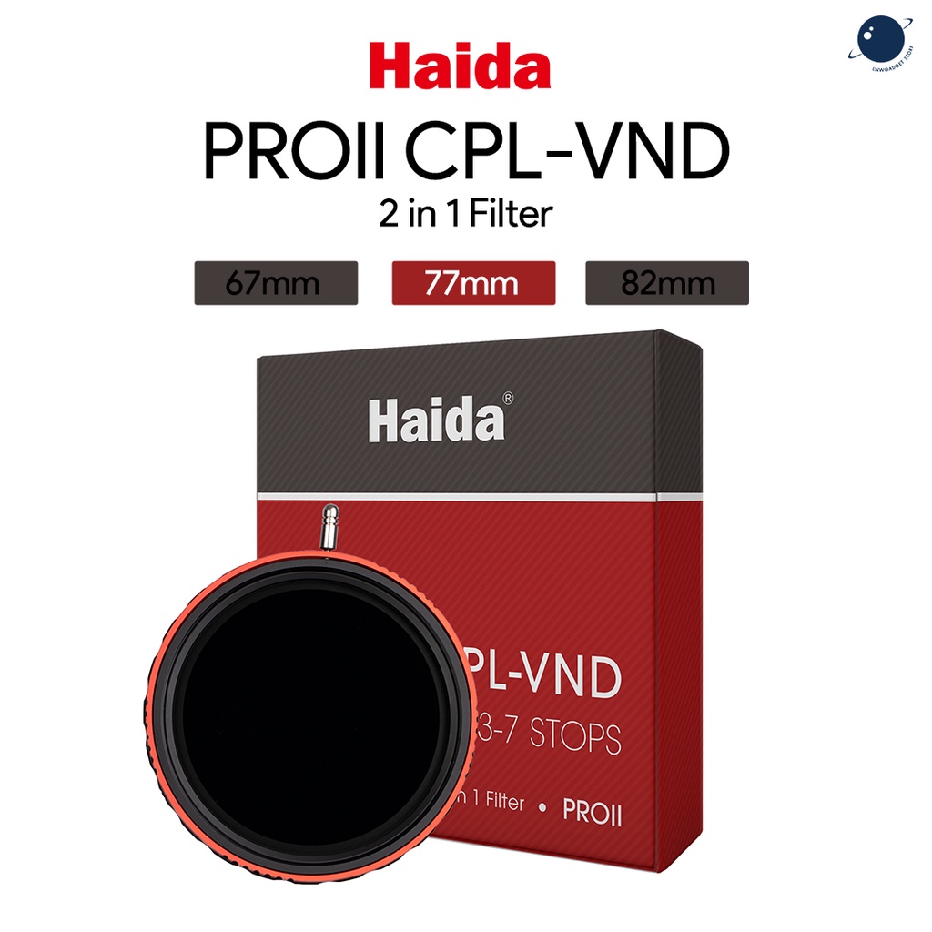 Haida PROII CPL-VND 2 in 1 Filter 77mm ประกันศูนย์ไทย