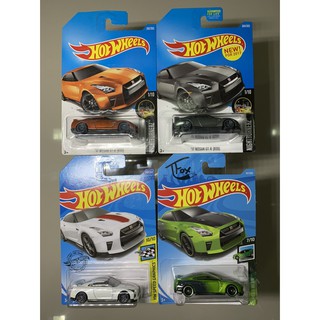 Hotwheels รุ่น 17 NISSAN GT-R (R35) NIGHTBURNERZ (Black) แพคอเมริกา