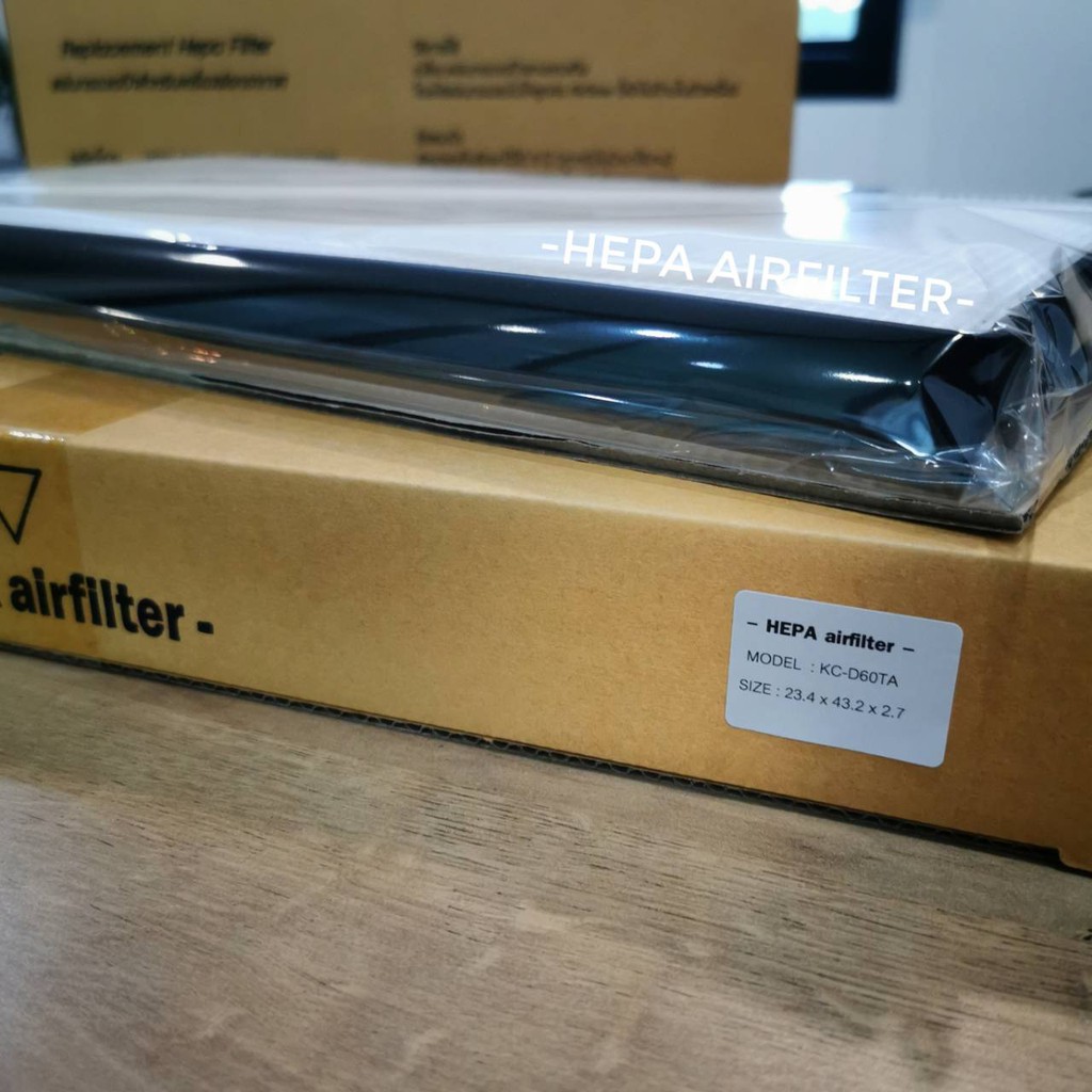 กรองฟอก Sharp : KC-D60ta, KC-G60ta (23.4 x 43 x 2.7 cm.) - รูปที่ 2