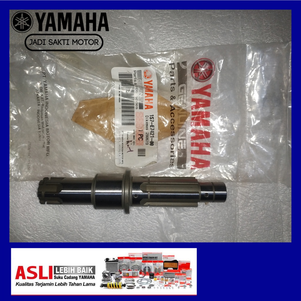 AS GEAR FRONT GEAR AXE, DRIVE (1S71) JUPITER MX /1S7-E7421-00 YAMAHA ดั้งเดิม