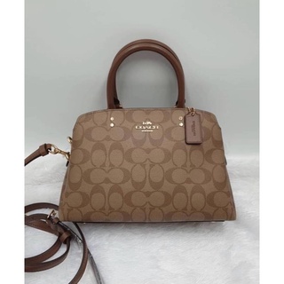 COACH MINI LILLIE CARRYALL IN SIGNATURE CANVAS