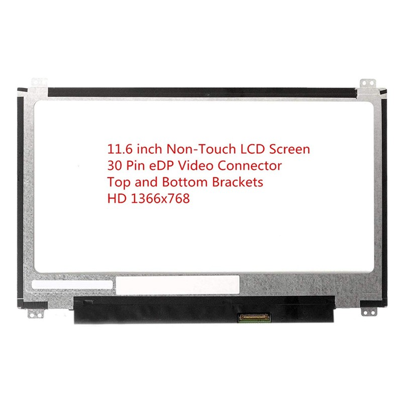 ใหม่ 11.6 LED Slim 30pin UP & Down Bracket แล็ปท็อปหน้าจอ LCD สําหรับ Asus Vivobook E203M E203M-AHFD