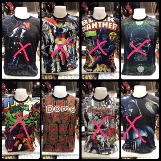 Marvel เสื้อลิขสิทธิ์แท้ 100% (ผ้าลื่น-สคูบ้า)