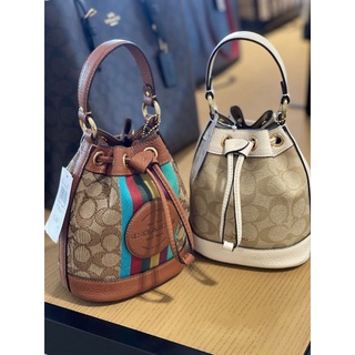 ส่งฟรี ผ่อน 0% ♥️New coach  Dempsey Drawstring Bucket