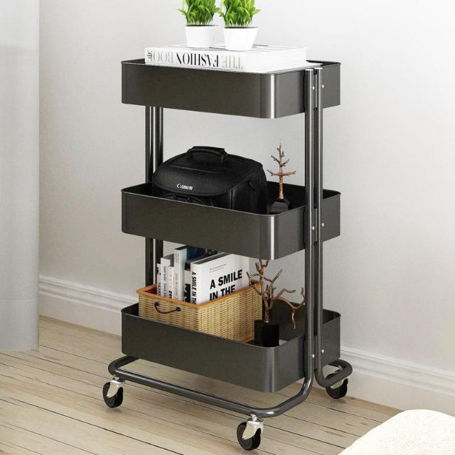 IKEA RASKOG ครัวสแตนเลสอเนกประสงค์ 3 ชั้น