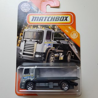 Matchbox MBX Flatbed King รถสไลด์ สีเทา