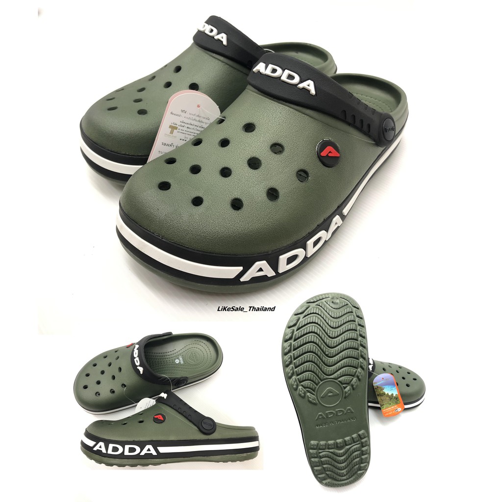 ถูกที่สุด รองเท้า ADDA รุ่น 55U01 (ของแท้ 100) รองเท้าแตะปิดหัว ผู้ชาย ...