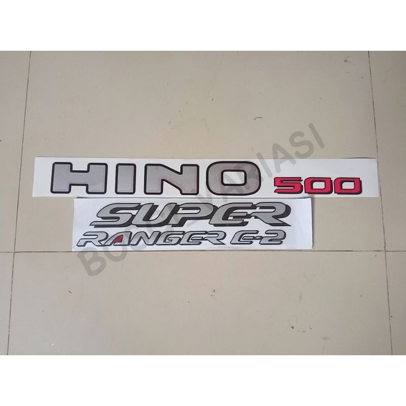 สติ๊กเกอร์ Hino 500 super rangers E2 / สติ๊กเกอร์ Hino 500 / สติ๊กเกอร์รถบรรทุก super rangers E2 / H