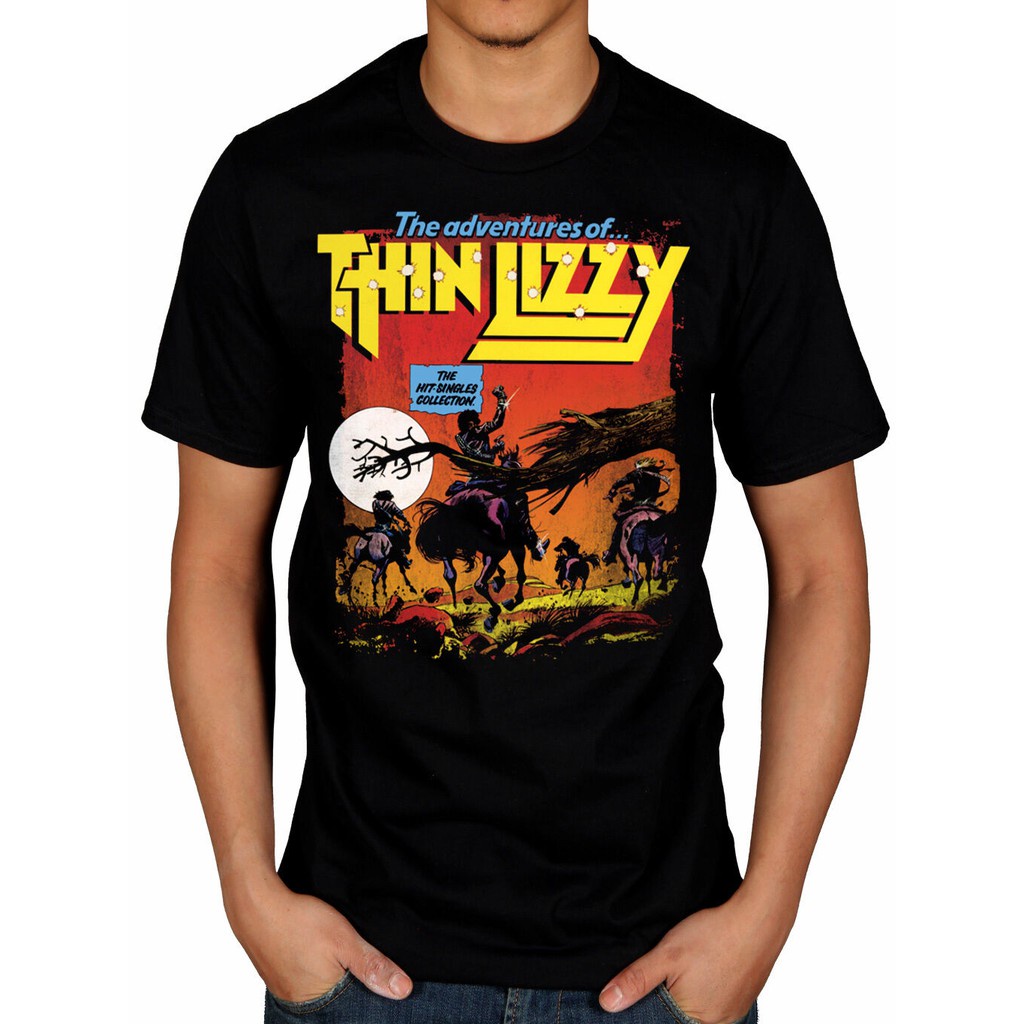 Sports and leisure tshirts Thin Lizzy Hit Comfortable and versatile ...