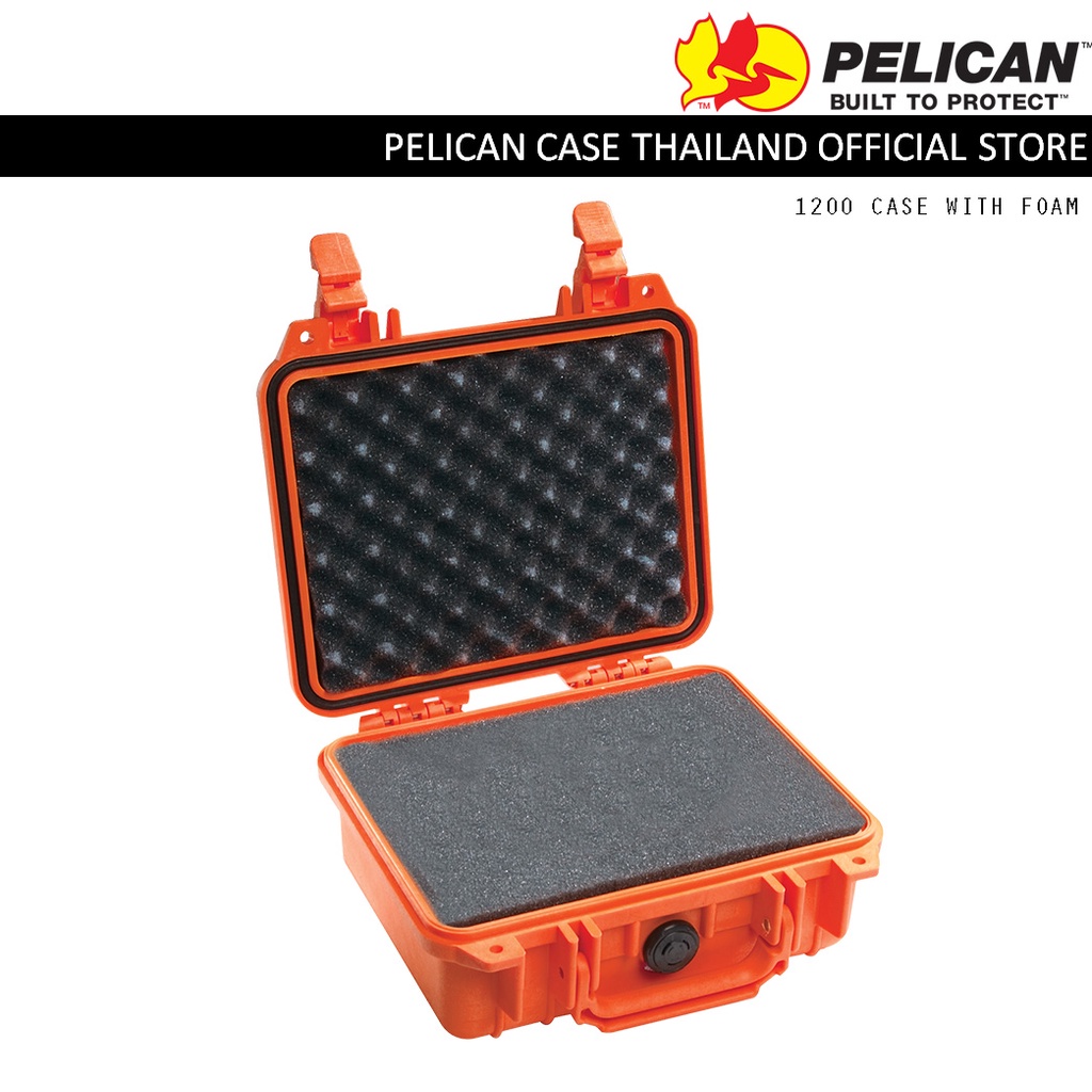 Pelican 1200 case with Foam - กล่องกันน้ำกันกระเเทก