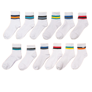 ถุงเท้าโอสคูล ข้อกลาง Socksy ขนาด Free Size Old School Socks_บนC3-C19