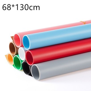 ภาพพื้นหลัง PVC ขนาดเล็ก ไร้รอยต่อ กันน้ํา สีเขียว 68x130 ซม.