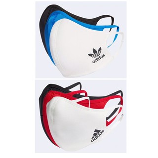 หน้ากากผ้า Adidas ของแท้ (แพค 3 ชิ้น)