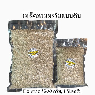 เมล็ดทานตะวันแบบดิบ เกรด A Sunflower Seed มี2ขนาด 1 กิโลกรัม,500กรัม